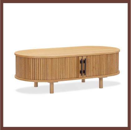 biophilic design with arla coffee table
