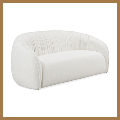 calm home serene sanctuary Sindri curved sofa