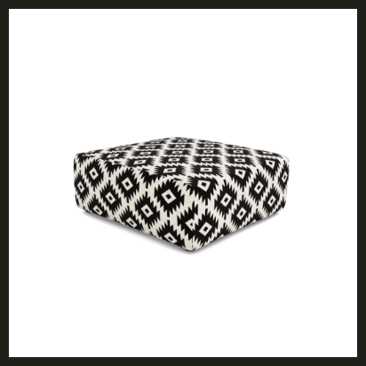 Monochrome Trend Calix Footstool