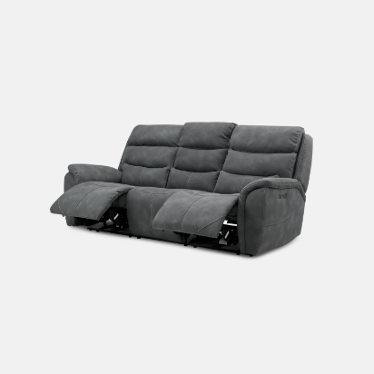Grey recliner sofa