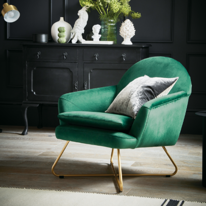luxe accent chair