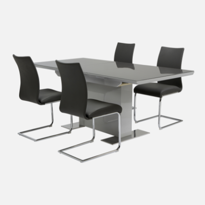 high gloss care guide with the replay dining set