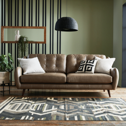 french connection new camden leather sofa
