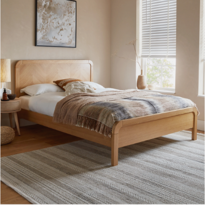 wood veneer care guide with kellen bed